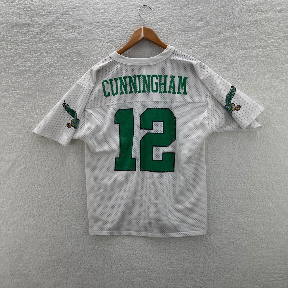 Vintage Philadelphia Eagles Jersey Randall Cunningham Mens Medium Logo Athletic